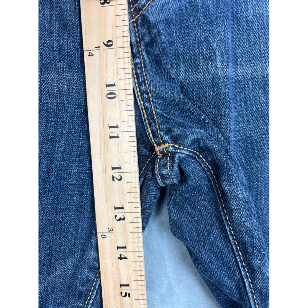 Levis 522 Tapered Fit Blue Denim Jeans Mens W32 L32 Medium Wash